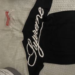 Supreme Angora Script Sweater