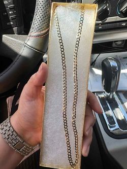 GOLD CURB CHAIN