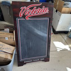 Victoria beer sign