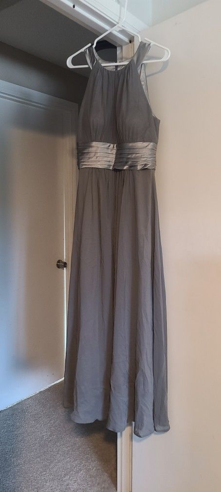  Formal Bridesmaid Dress Grey