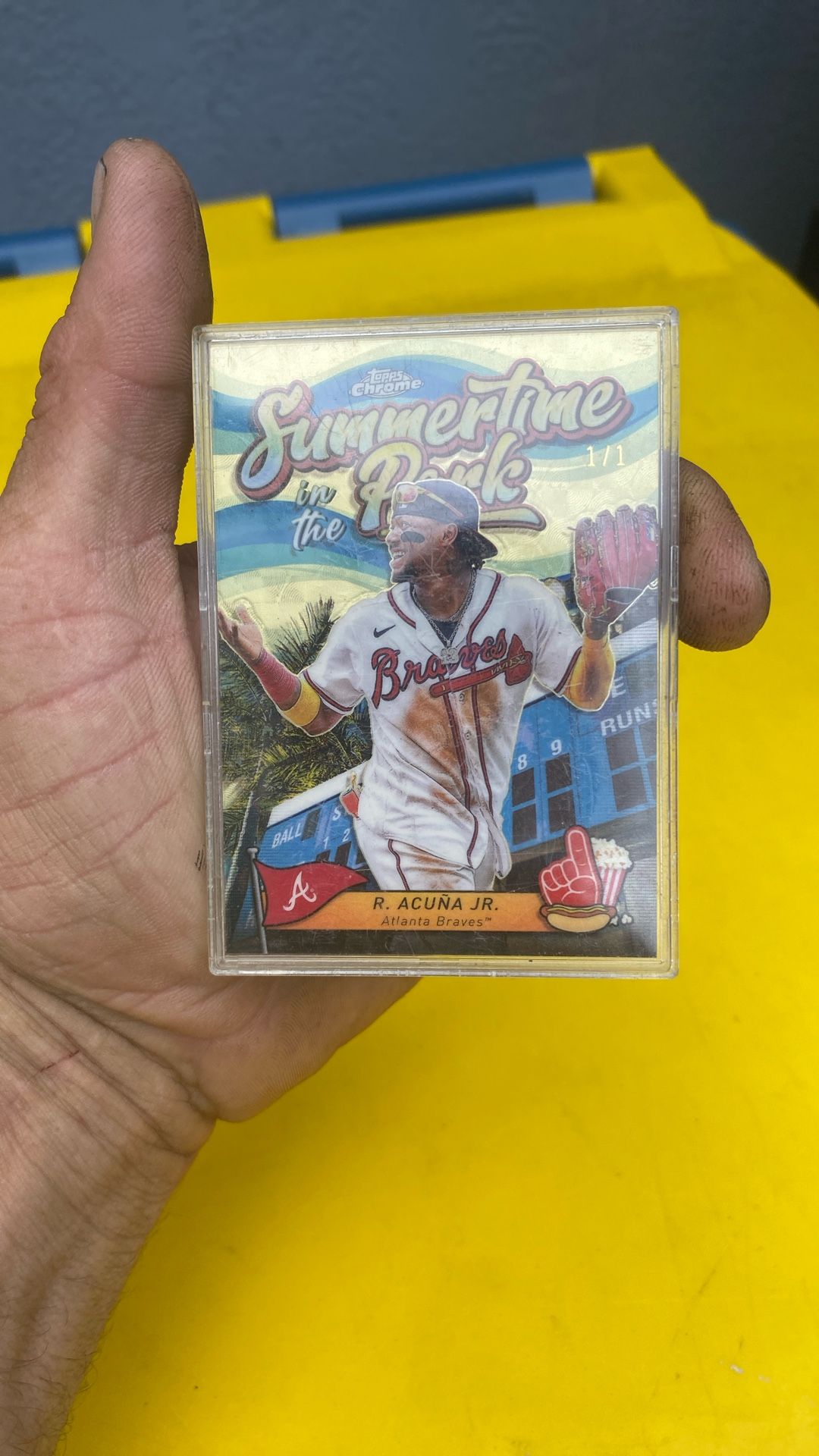 2024 Topps chrome summertime in the park super fracture gold vinyl one oh one Ronald Dakin Junior