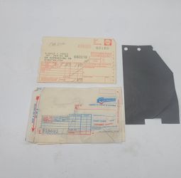(2) vintage gas receipts