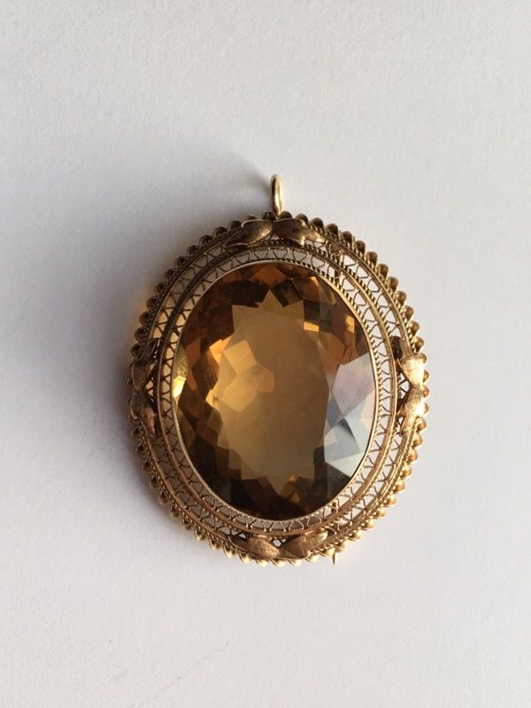 14k brooch/pendant