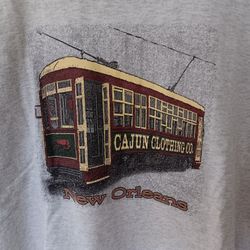 Vinatge Cajun Clothing New Orleans Tshirt Large 