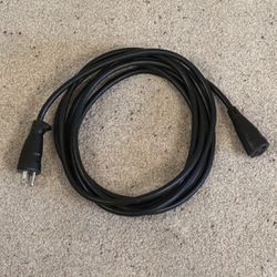 15 Ft Stanley Heavy Duty Black Extension Cord 