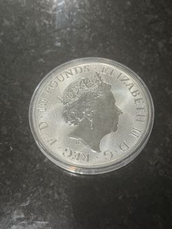 2021 Great Britain 10 oz  .9999 Silver Valiant BU