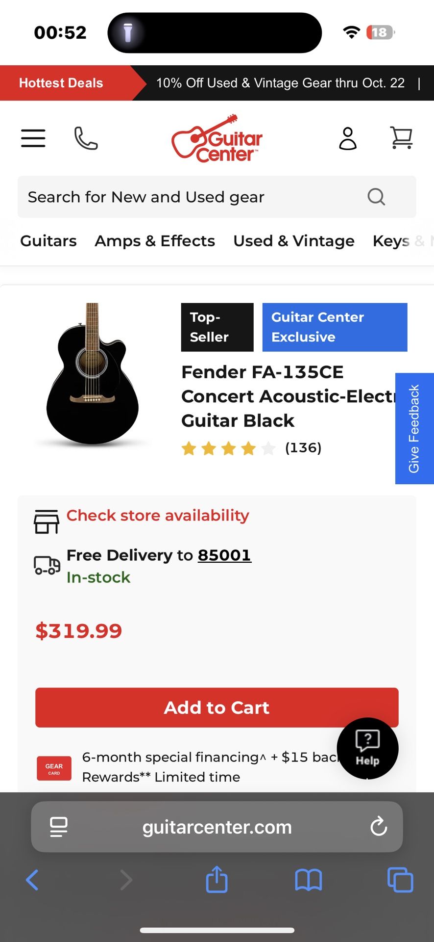 Acoustic-Electric Guitar