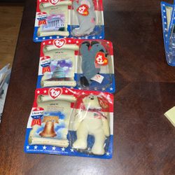 McDonald’s Ty beanie babies American Trio 2000