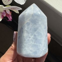 Blue Calcite Tower