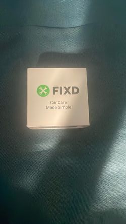 FIXD car care made simple odbII reader that connect to your phone via app.  brand new in box never used.
