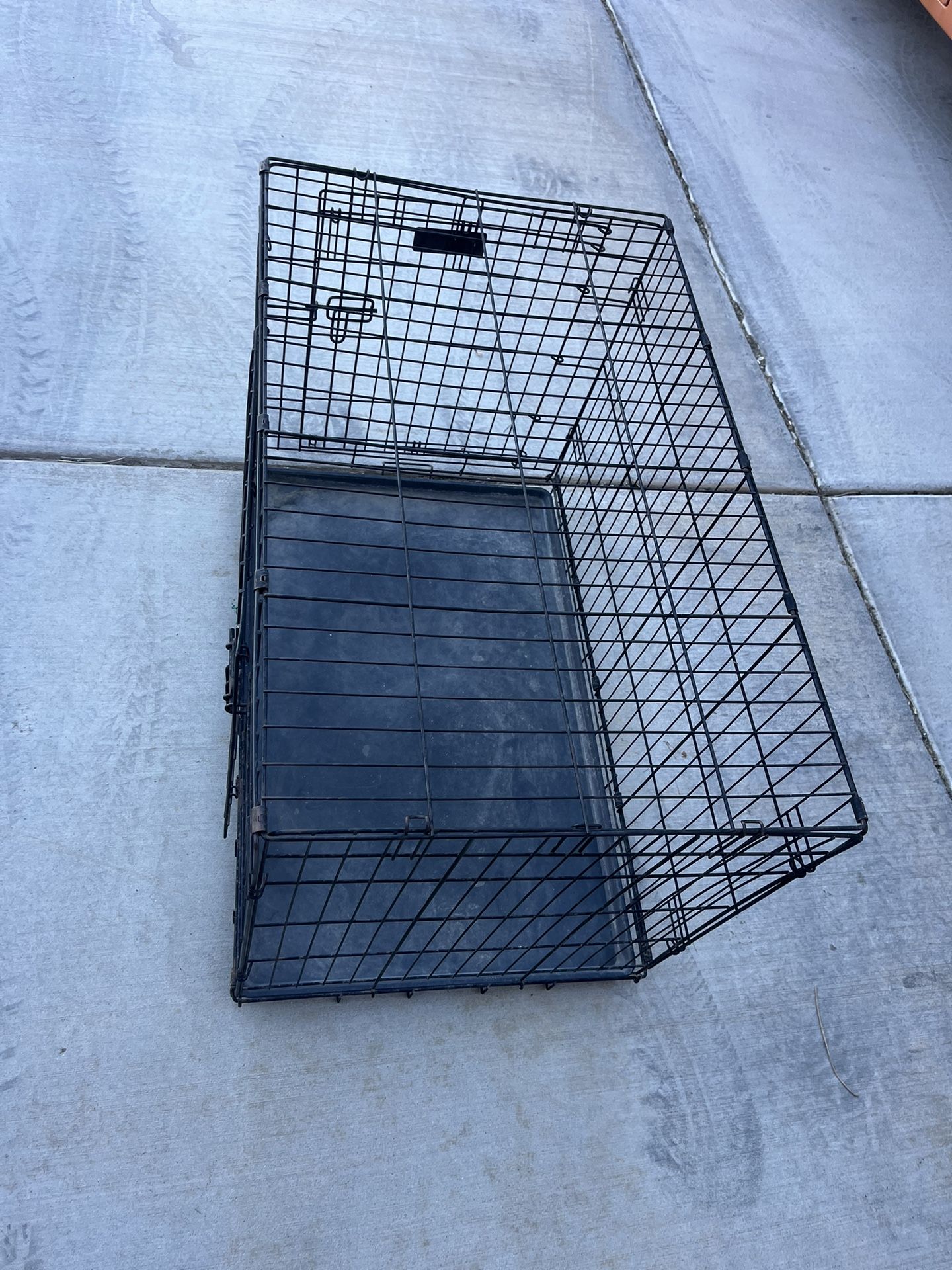 Dog Carrier Crate Two Doors