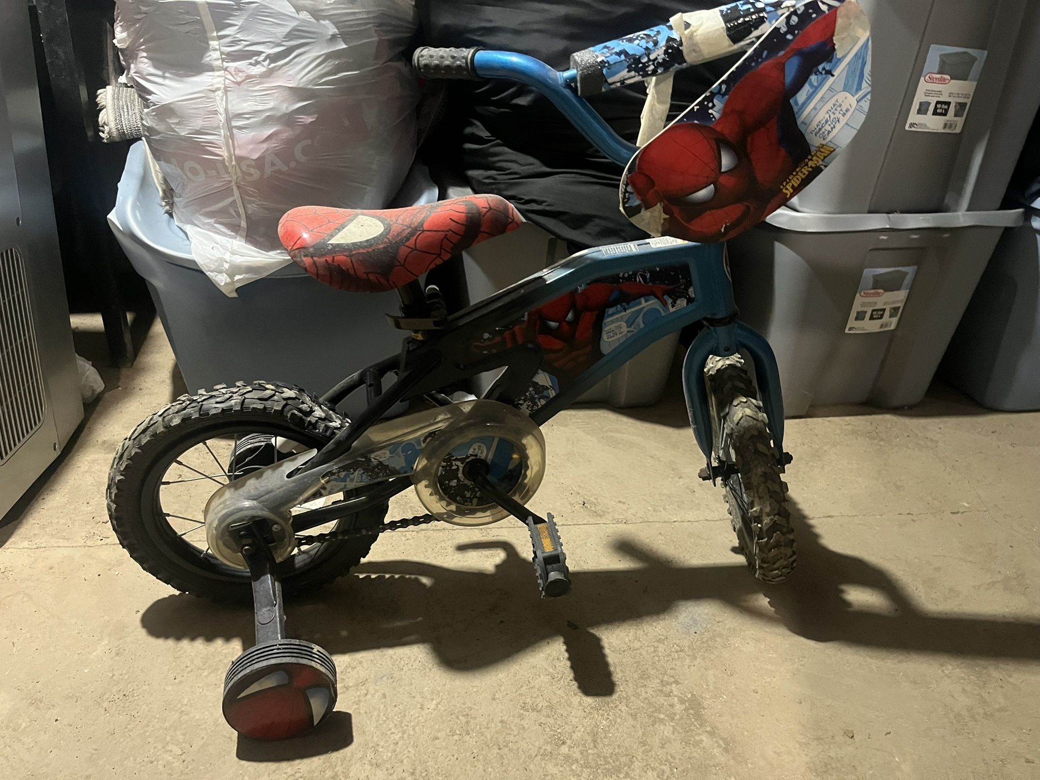 Toddle Spider-Man Bike