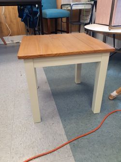 New only 1 wood side table