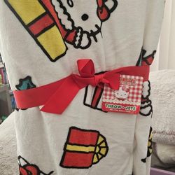 Hello Kitty Christmas Blanket 