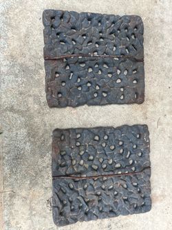 Vintage Jenn Air cast iron stove plates