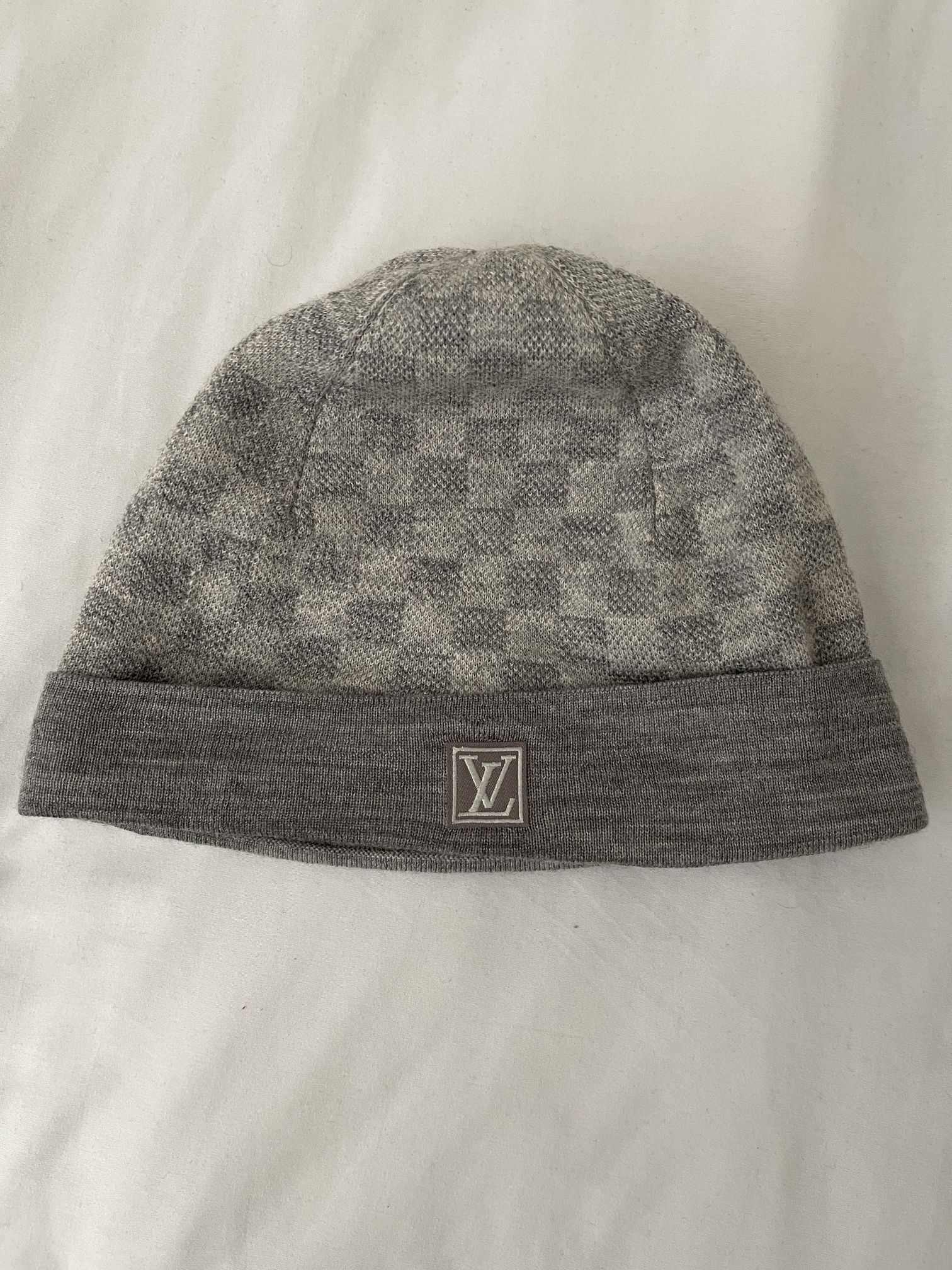 Gray Louis Vuitton Beanie
