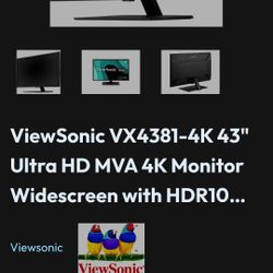 ViewSonic 4k MONITOR