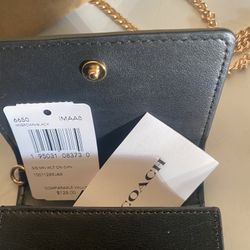 Wmn Chain On Coach Wallet