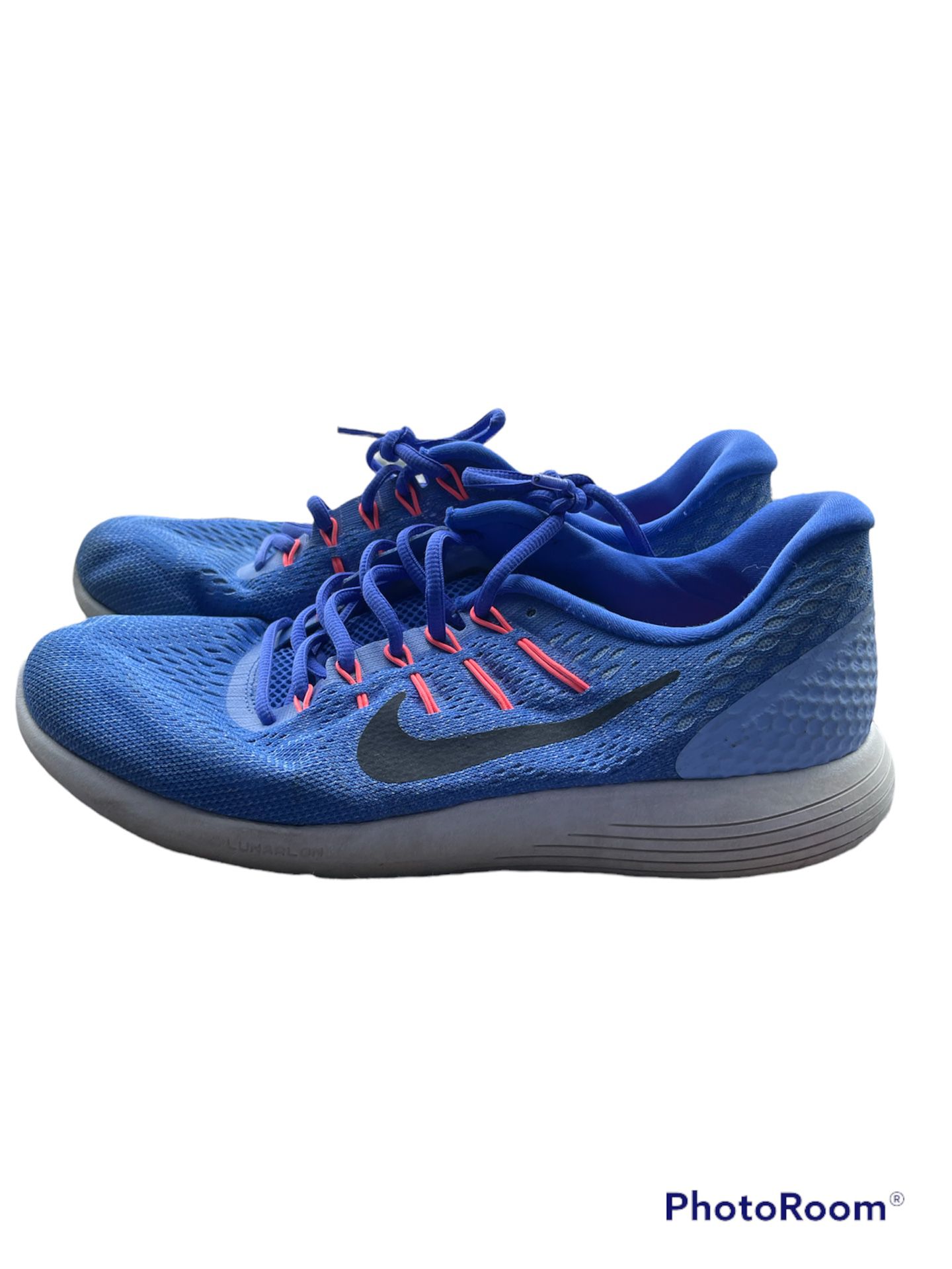 Womens Lunarglide 8 Running Shoes Size 10.5 Blue Pink Synthetic AA8677-406 for Sale in West Orange, NJ - OfferUp