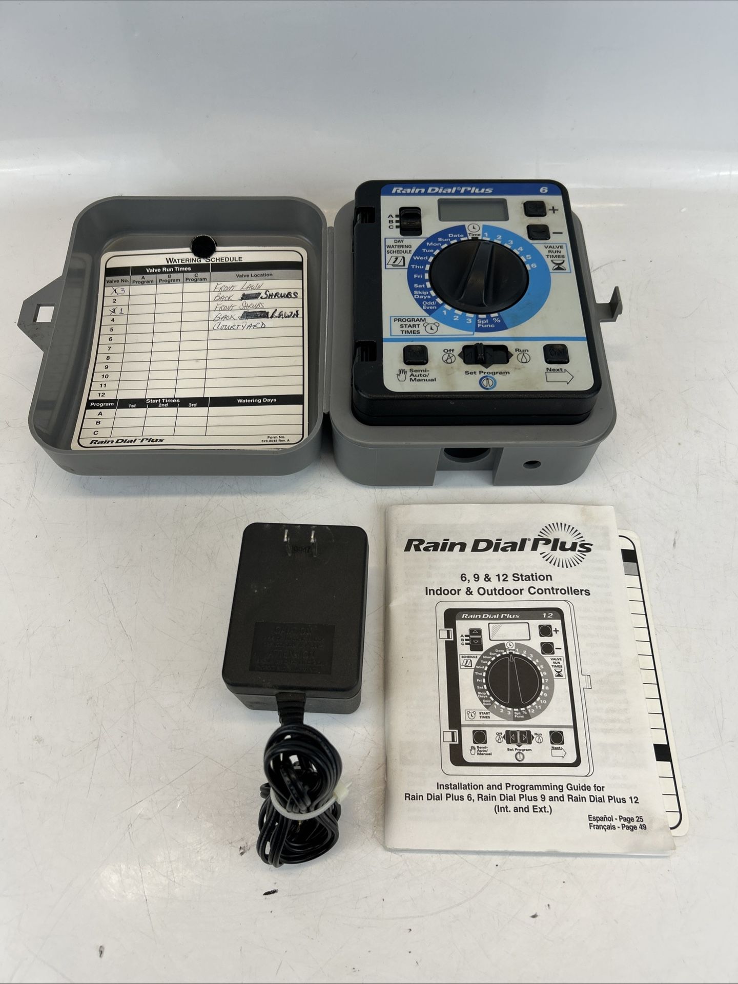 Irritrol Rain Dial RD-600, Hardie RainDial RD600 Module w/ Case