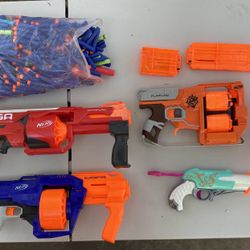 Nerf Gun Ensemble & Accessories Bundle