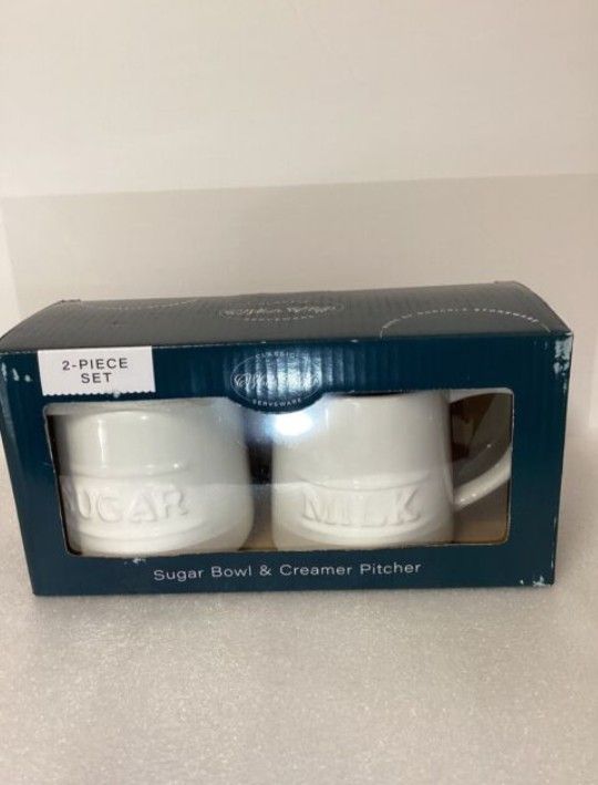 New Sugar And Cream Bowls