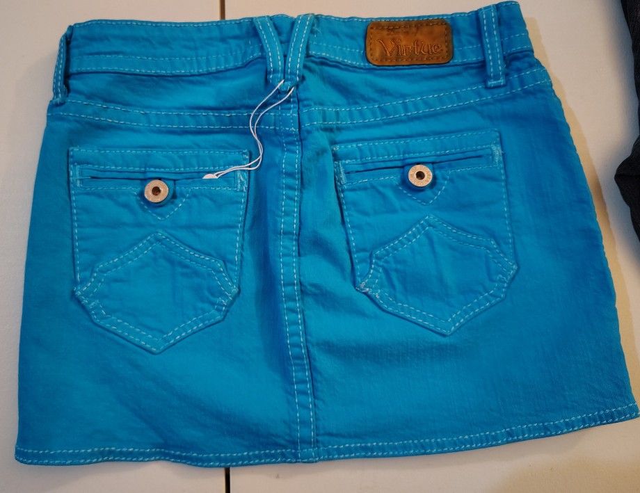 Girls Women's Jean Skirt Clothing 