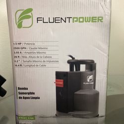 Fluent Power Water Pump