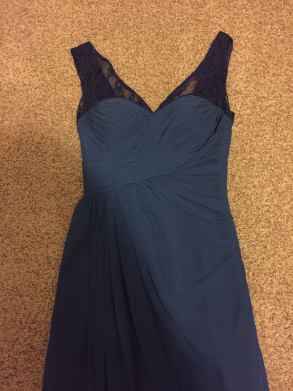 Long dark blue dress- great condition!!!