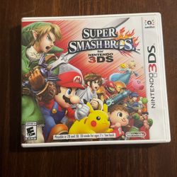 Super Smash Bros 3DS ( BOX+MANUAL ONLY)