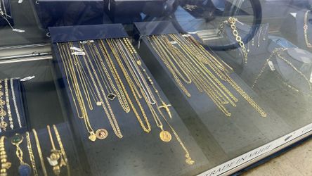Variety of gold chains