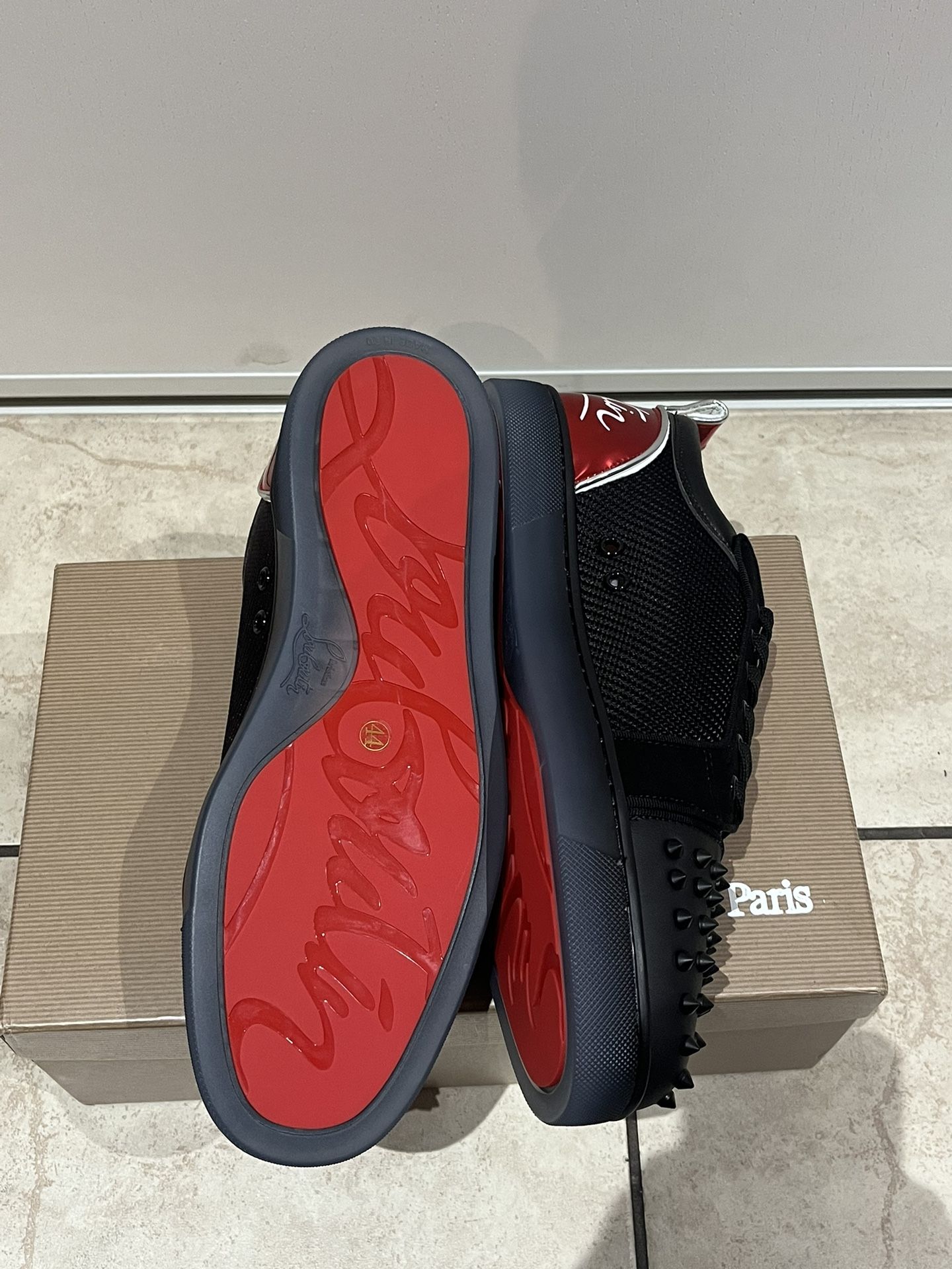 Grey Low Top Christian Louboutin Suede for Sale in Downey, CA - OfferUp