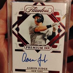 Aaron Judge Auto Autograph Card Flawless New York Yankees /20 Autographed