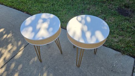 Circular Bedside Tables