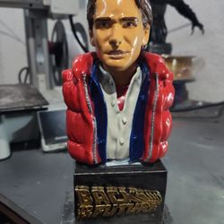 Bust Statue Of Marty Mcfly Back To The Future 