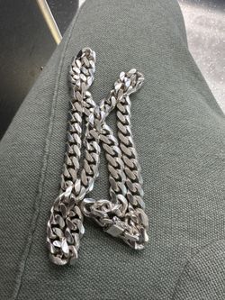 Silver Cuban Link. 925 Made In Italy 700$
