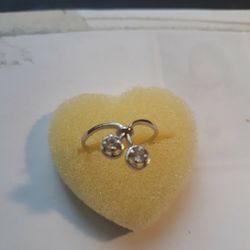 Ring Whit Gold With Two Diamond 