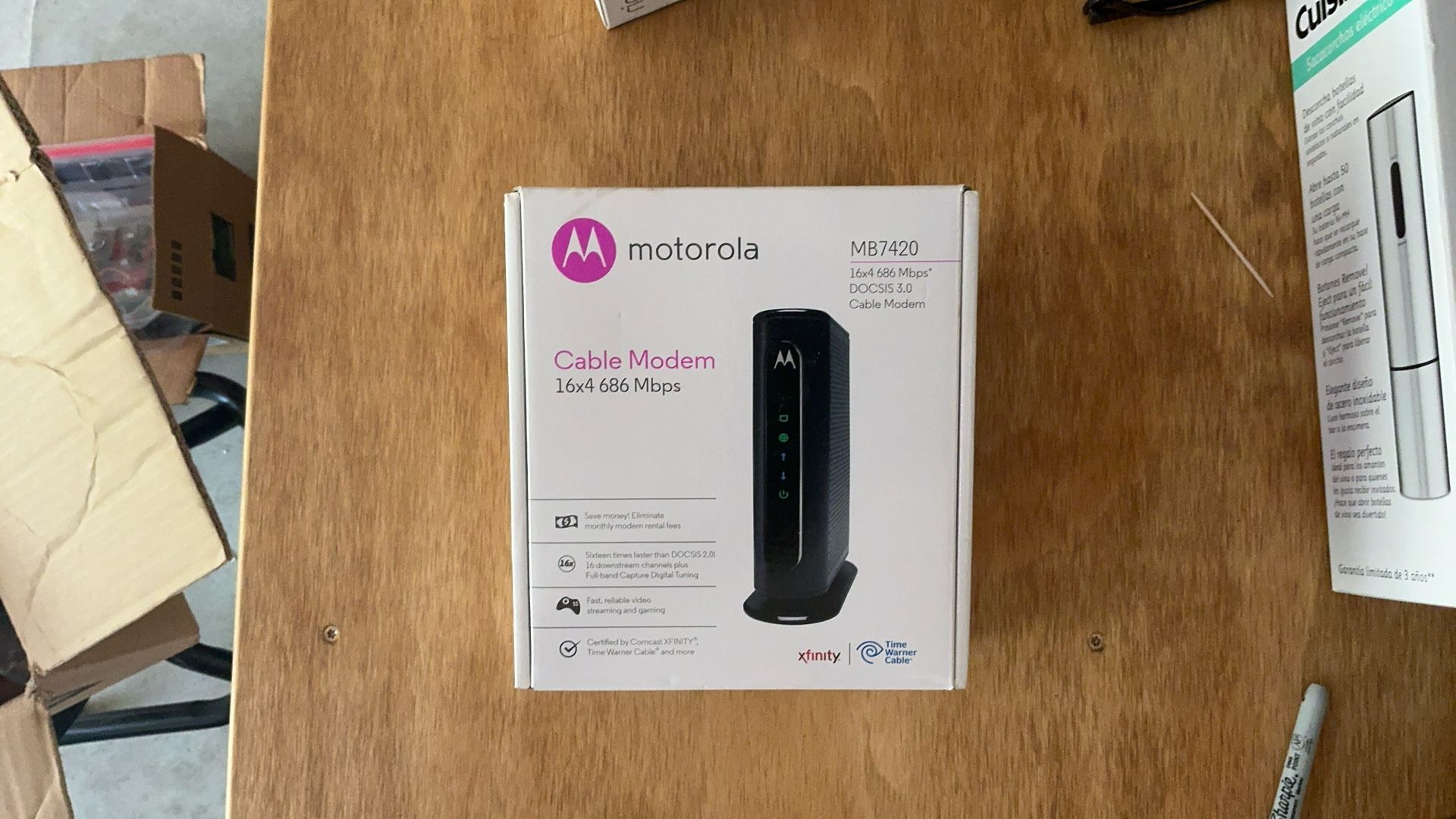 Motorola Mb 7420 Cable Modem 16×4 