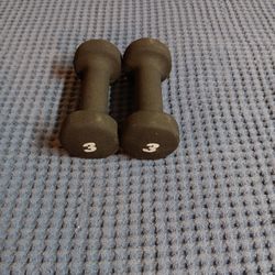 Pair of Dumbbells 3 Pounds
