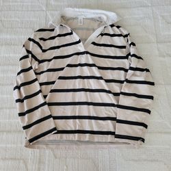 Stripped Collar Shirt
