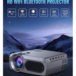 Amlogic T972 Quad Core Android 9 Projector with WiFi and Bluetooth,Native 4k, 8K Supported