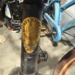 Rusty Spokes Beach Cruiser With Kids Seat 3 Speed