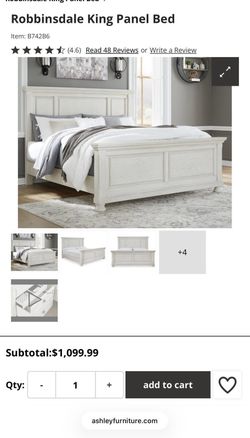Ashley Furniture! King Bedroom Set!!