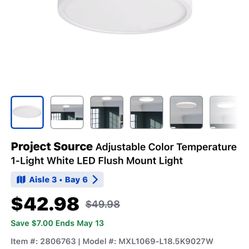 Led Flush Mount Light 