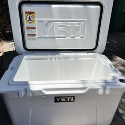White Yeti Cooler 