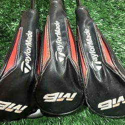 Set of (3) Taylormade M6 Hybirds (R-Flex) Right Handed Golf Clubs!