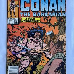 Conan The Barbarian #239 Marvel Comics 1990 Newsstand Edition VF!!