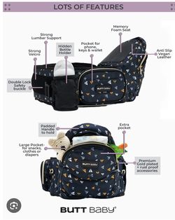 Baby hip carrier