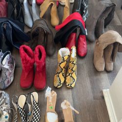 LOT Of Boots And Shoes!