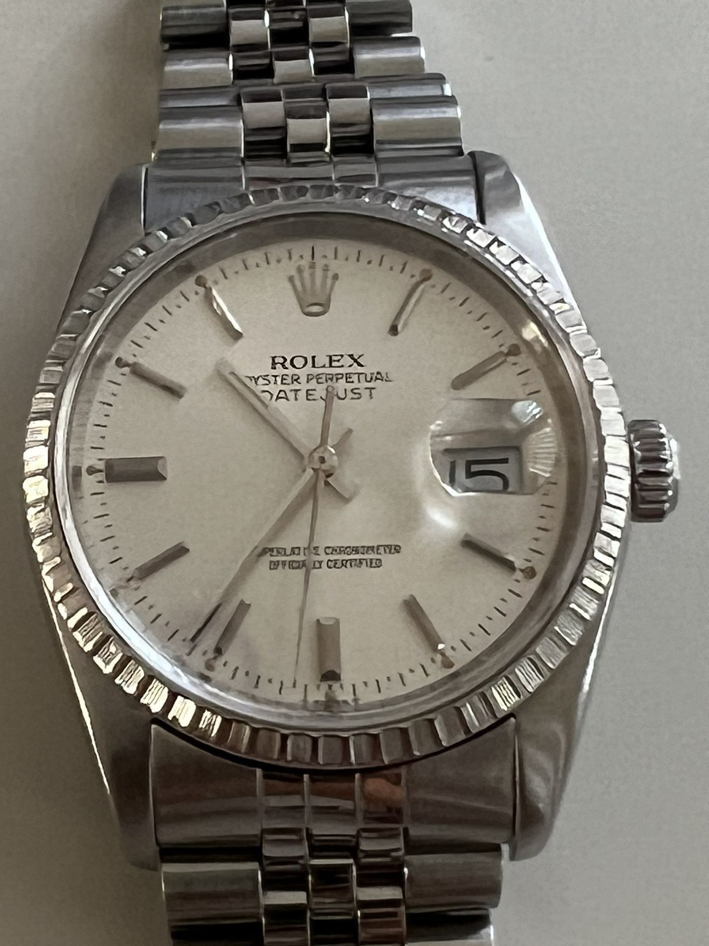 ROLEX OYSTER PERPETUAL DATEJUST 36 mm Men’s watch